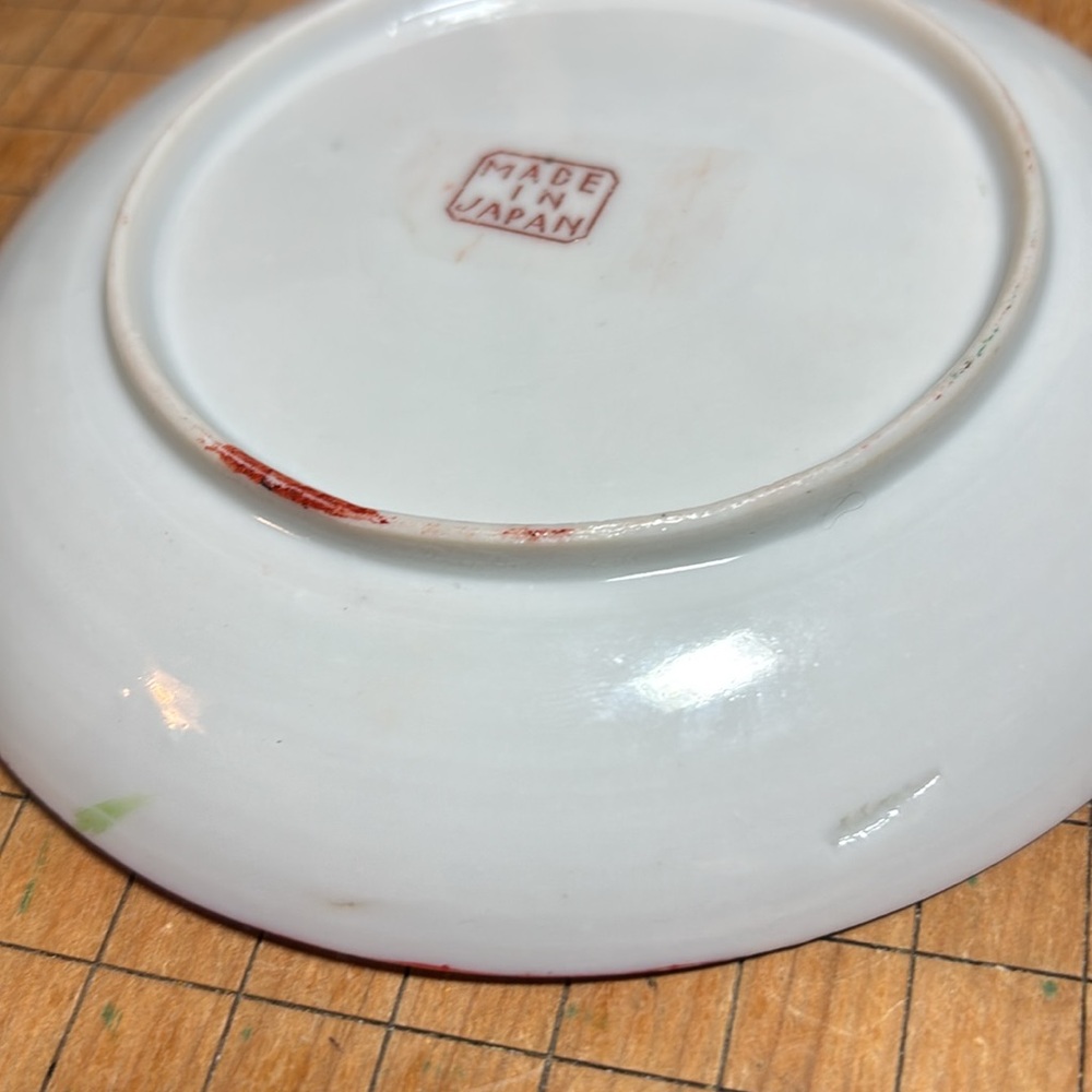 2 Geisha Saucers Geishaware Vintage Asian Decorative Plates 5.5”D Made in Japan - Picture 10 of 17